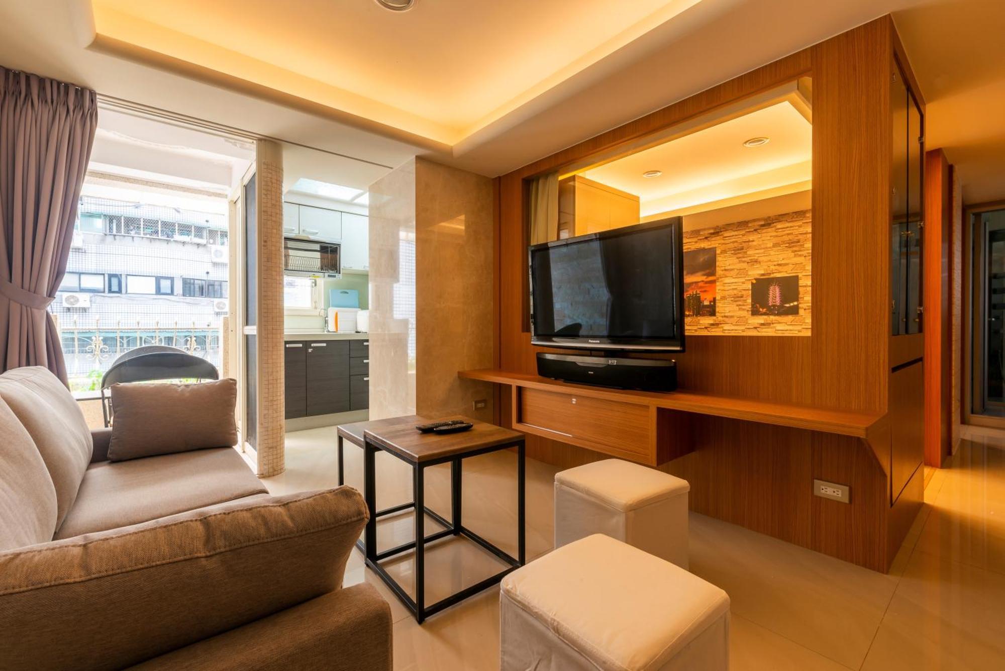 Comfy & Central 2B1B, Sleeps 5, 3Min To Daan Mrt 舒適市中心 2房1衛 睡5人 3分到大安站 Taipeh Exterior foto
